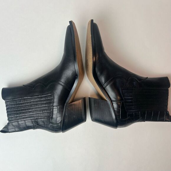 Dolce Vita Black Ankle Boots - Picture 7 of 10